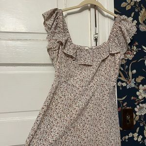 floral regency style maxi